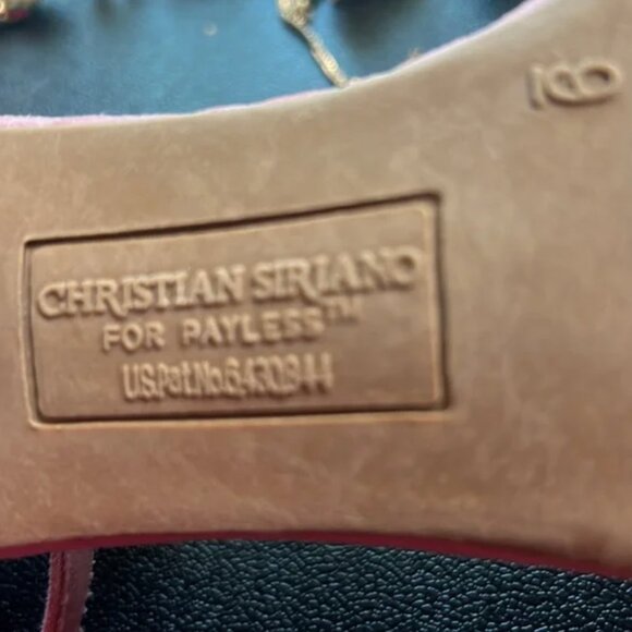 Christian Siriano Dusty Rose Suede(?) Zipper Back Heels  Size 9 NWOB - Picture 6 of 6